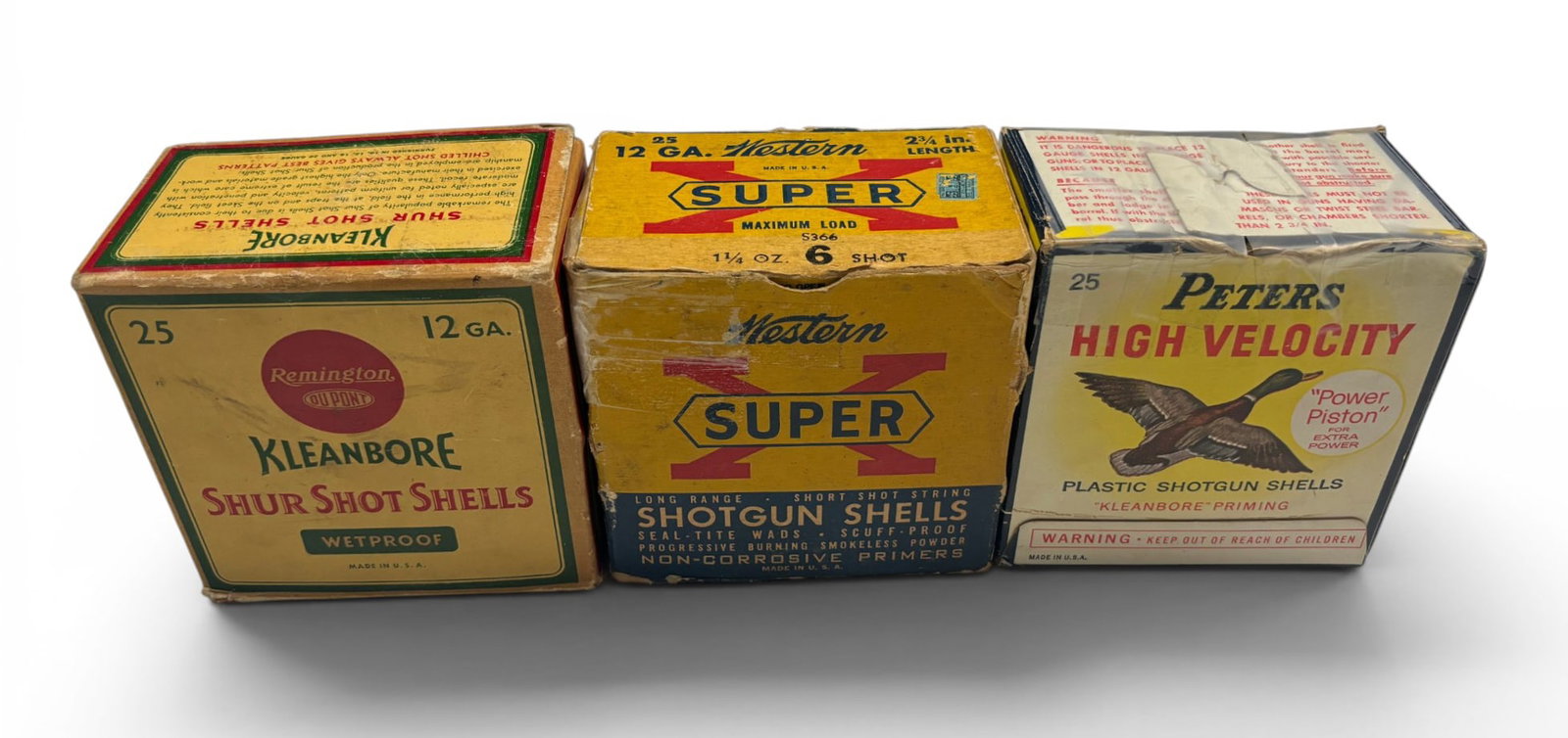NIB Vintage Collectible 75rds. Of 12 GA. Peters, Remington and Western Ammunition (1 of 6)