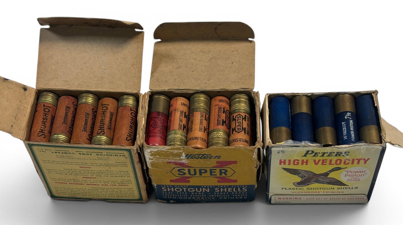 NIB Vintage Collectible 75rds. Of 12 GA. Peters, Remington and Western Ammunition - 2