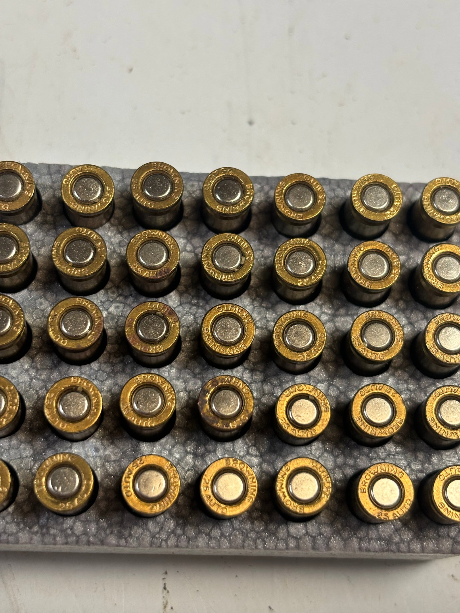 NIB Vintage Collectible 50rds. Of .25 AUTO 50gr. FMJ Browning Ammunition - 2