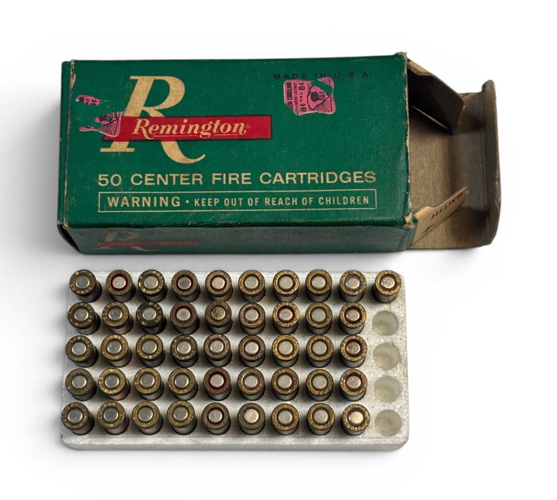 Vintage Collectible 46rds. Of .25 AUTO 50gr. Remington Ammunition: See photos
