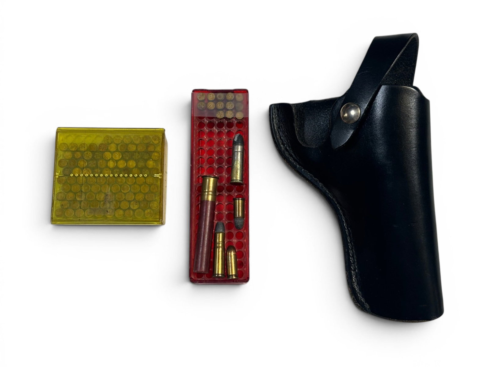 Lot of Vintage to Modern 96rds. Of Ammunition and Buscheimer Holster (1 of 5)