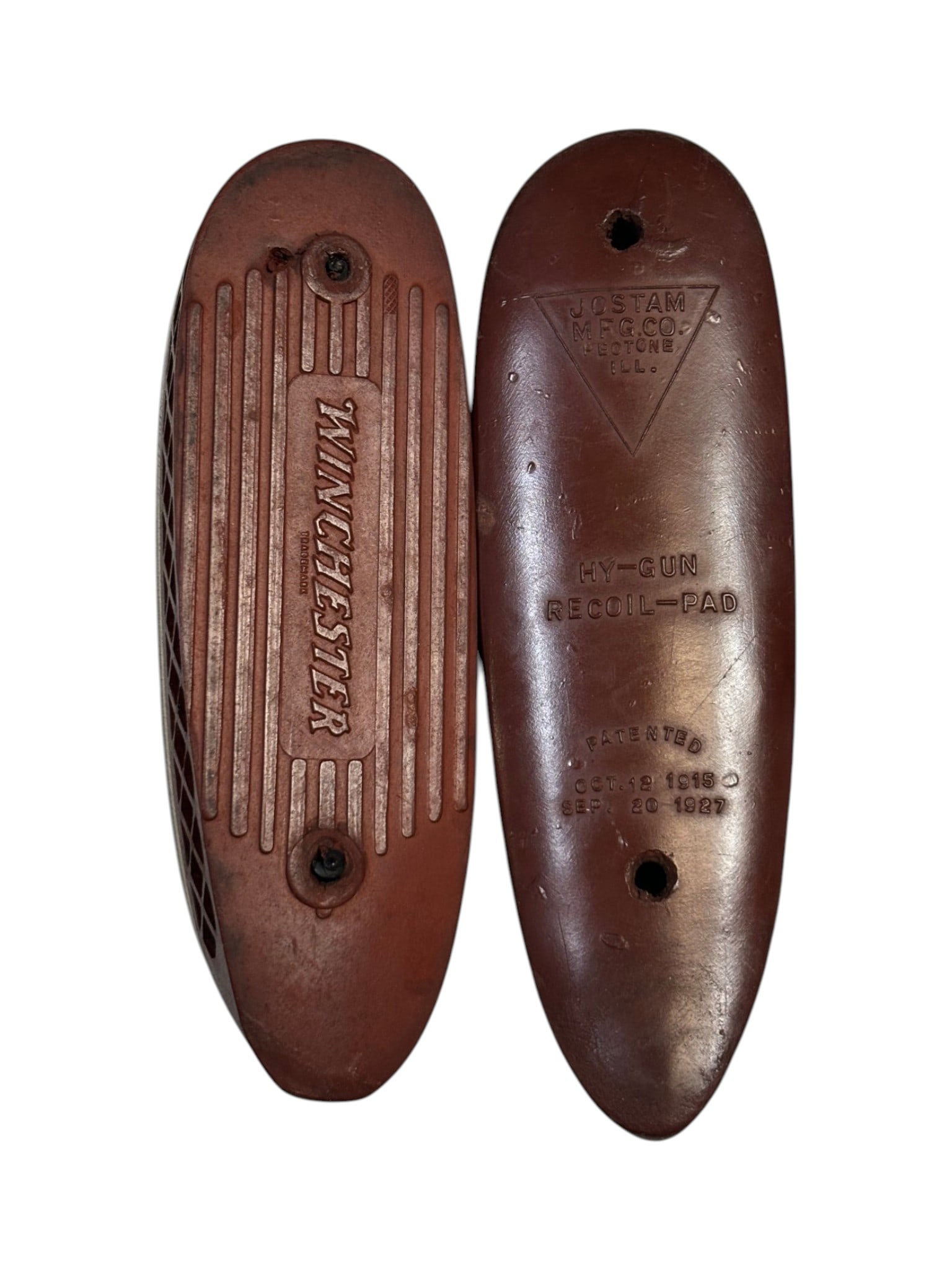 (2) Vintage Shotgun Butt Pads (1 of 4)