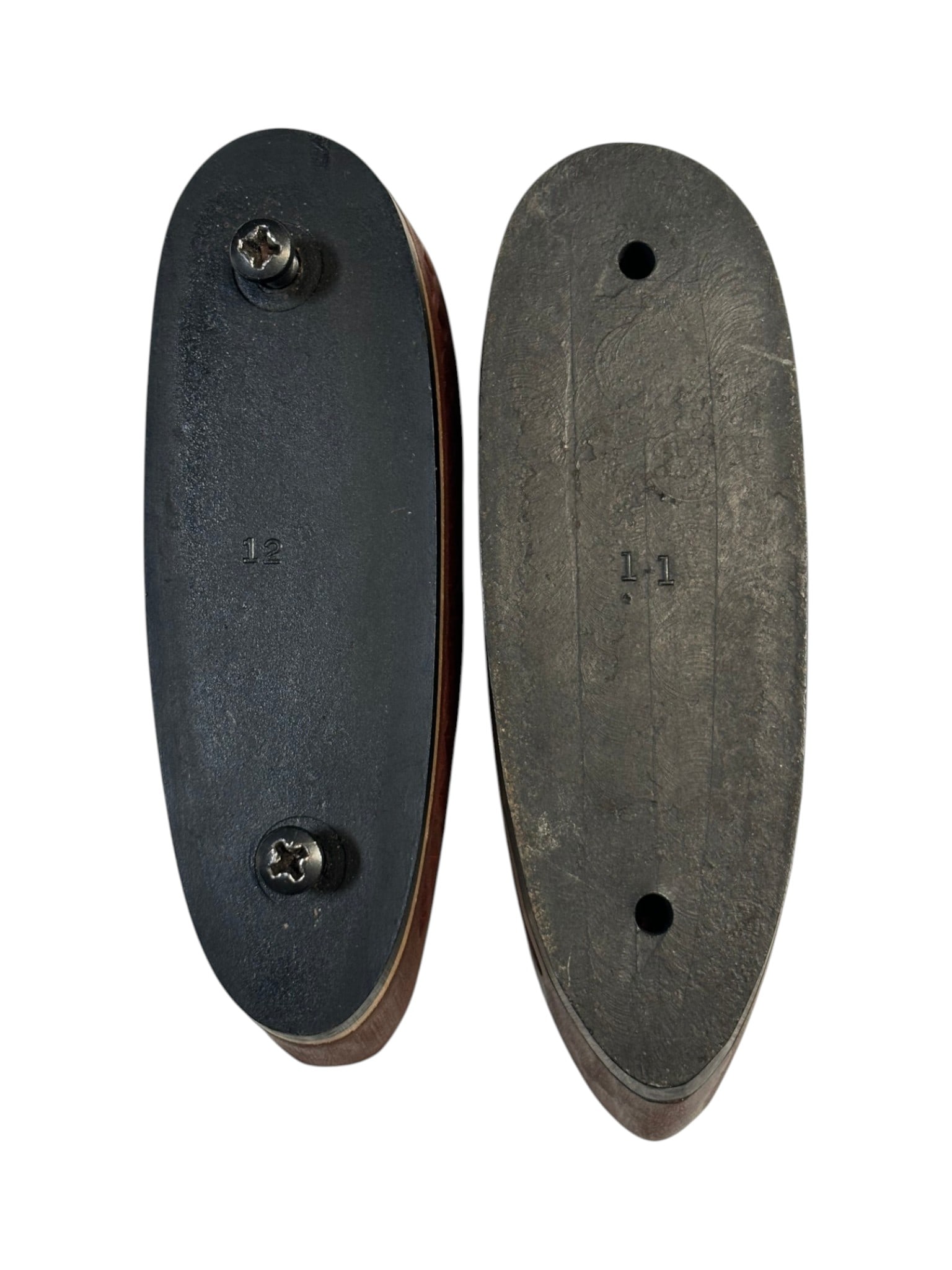(2) Vintage Shotgun Butt Pads - 2