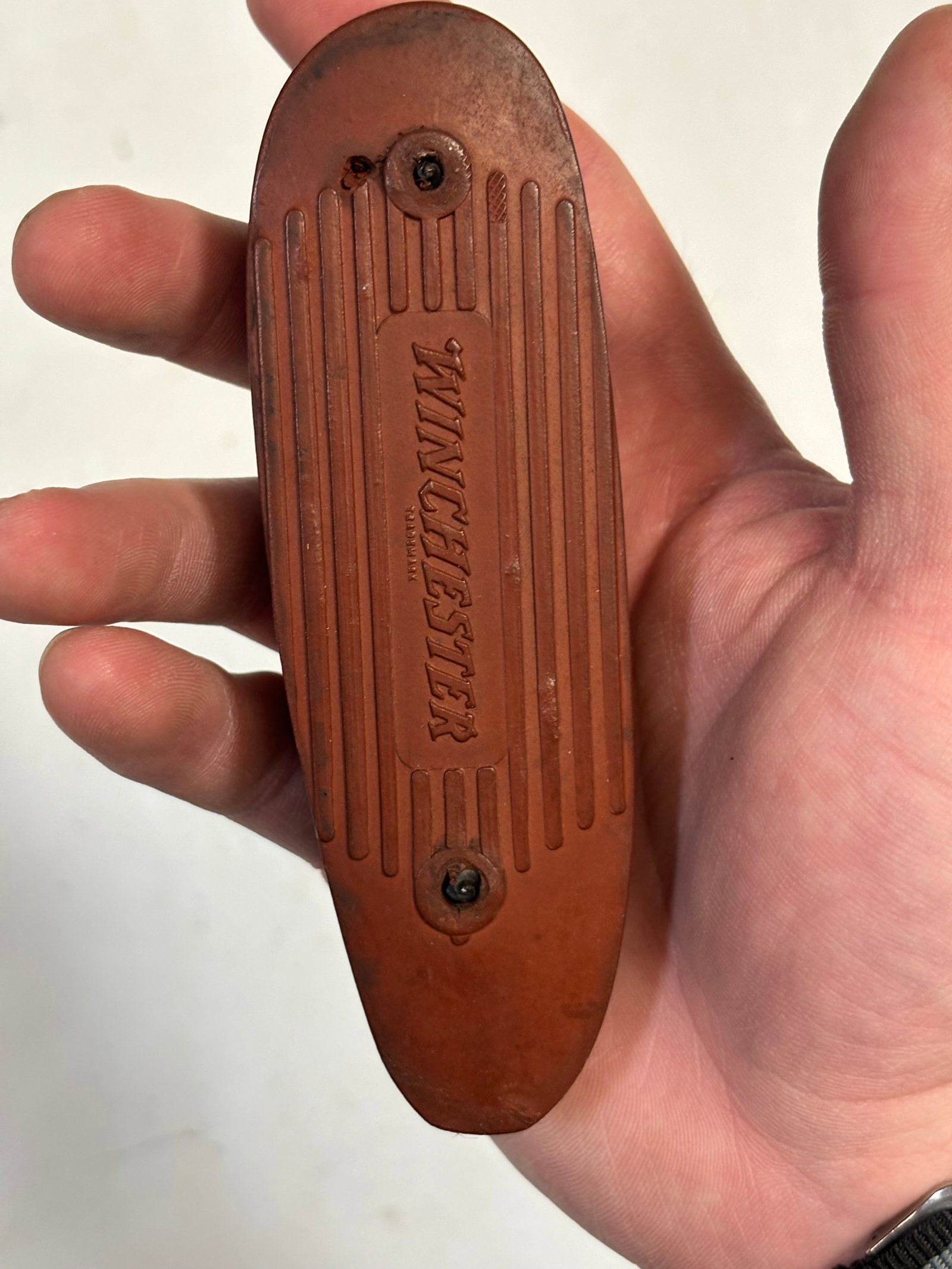(2) Vintage Shotgun Butt Pads - 4