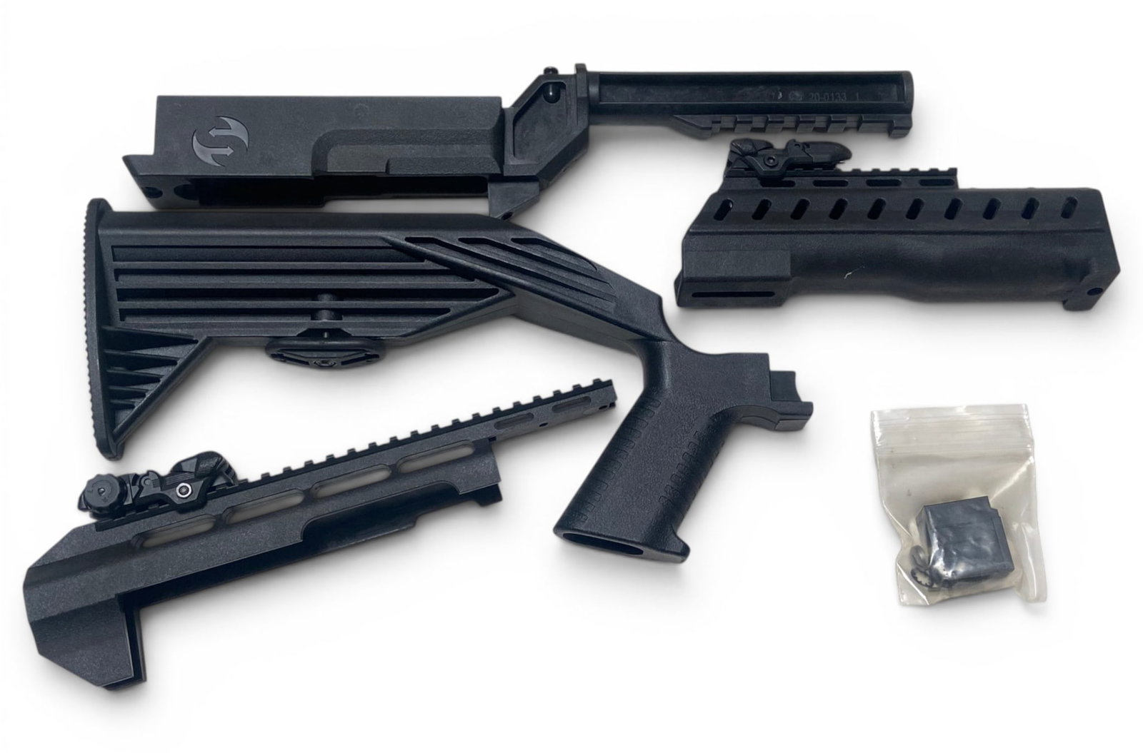 .22 Stock Kit with Archangel Stock with Magpul Sights (See Description): The stock is accelerated by bumping. This is to enhance your time at the gun range while shooting your .22