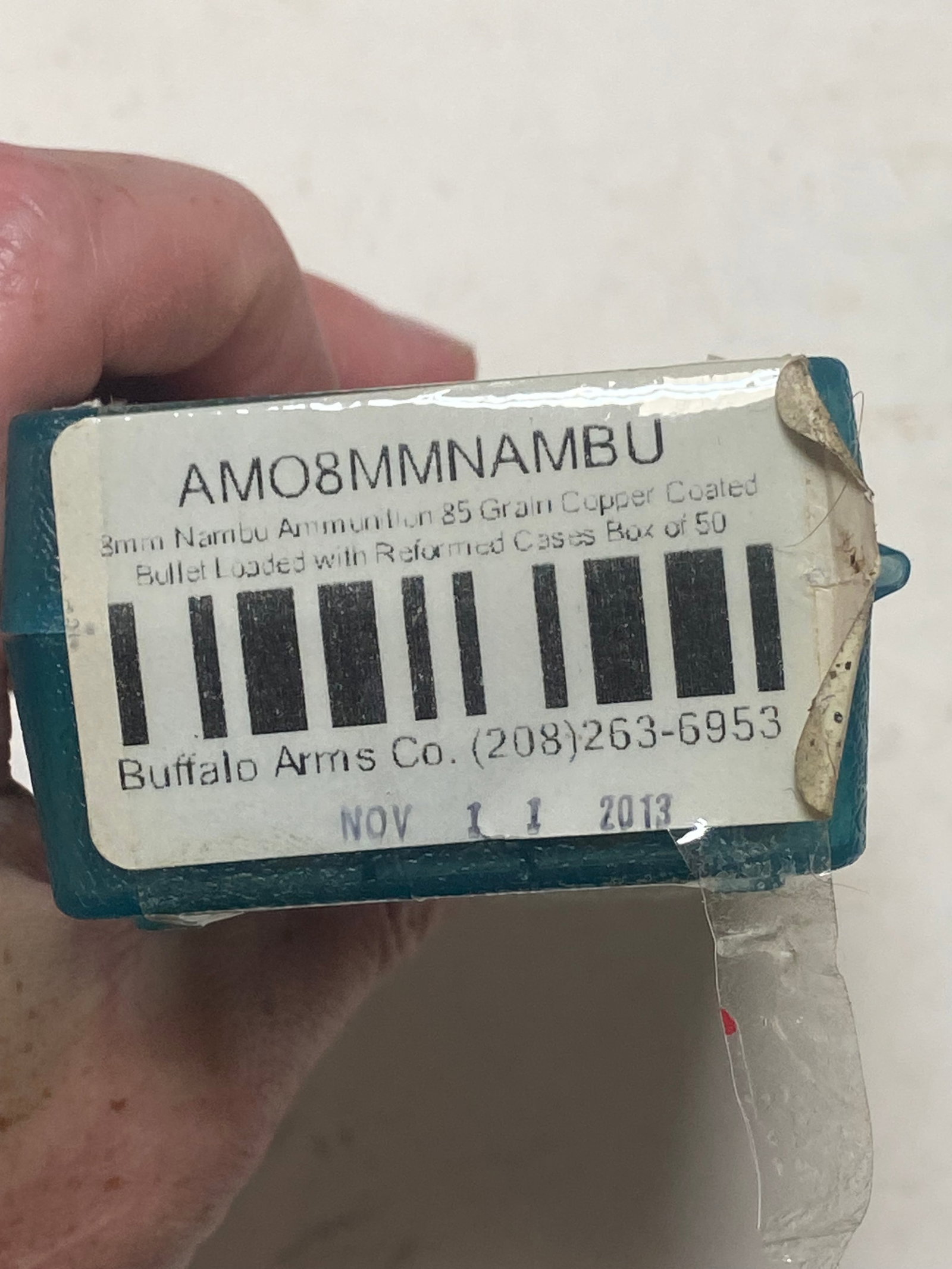 50rds. Of 8mm NAMBU 85gr. Buffalo Arms Ammunition - 3
