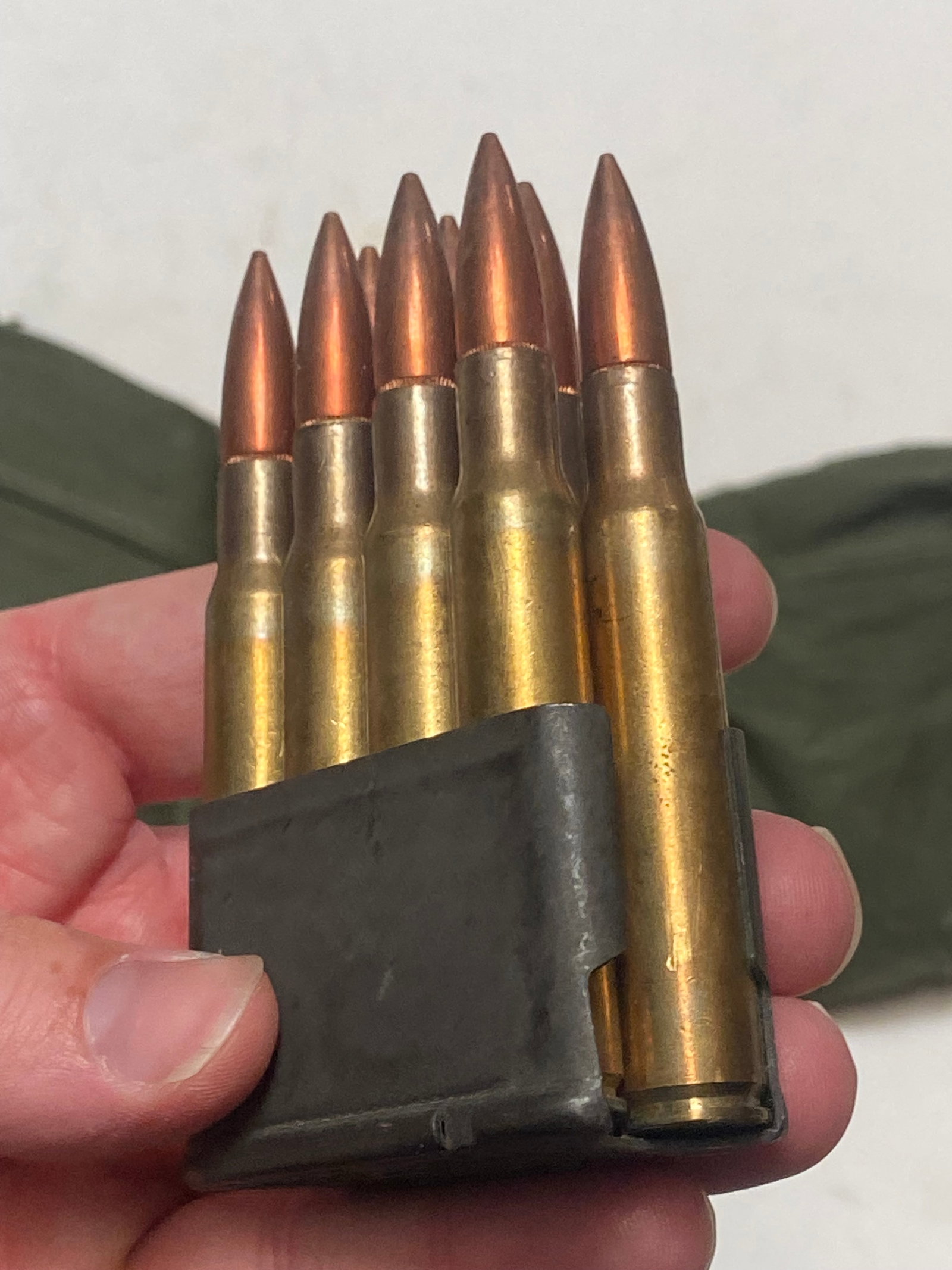 48rds. Of .30-06 Ammunition on Enbloc Clips in Bandolier - 3