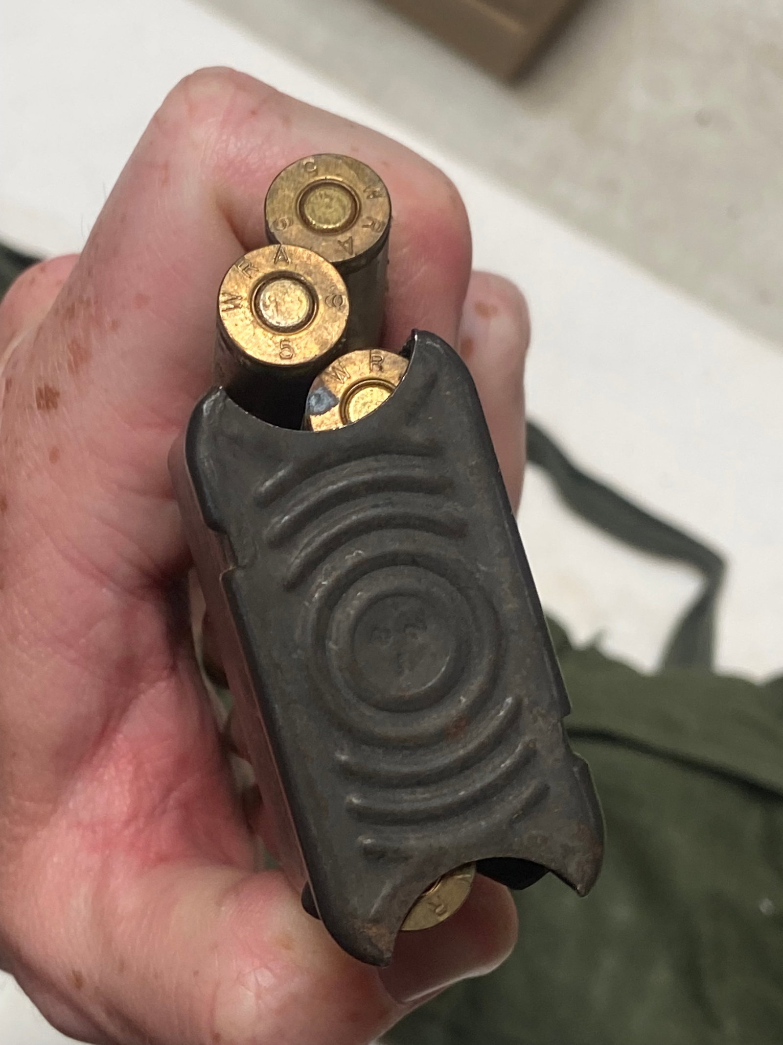 48rds. Of .30-06 Ammunition on Enbloc Clips in Bandolier - 5