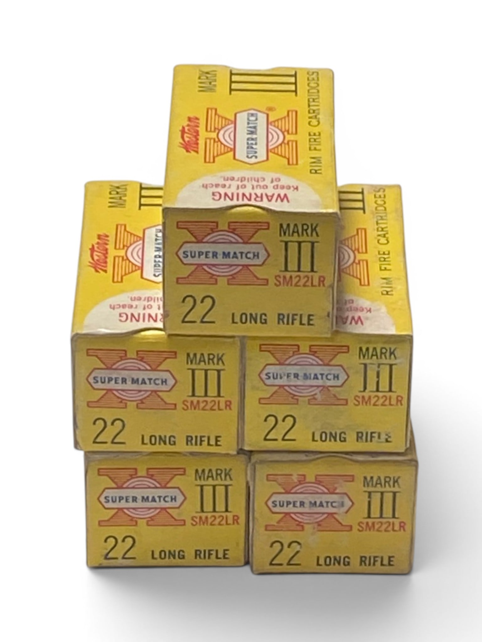NIB Vintage and Collectible 250rds. Of .22 LR MK III Western Super Match Ammunition: See photo