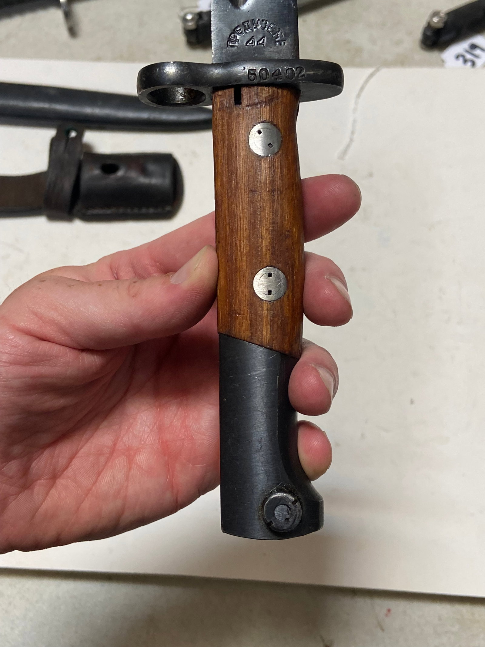 Excellent Mauser M48 Bayonet with Scabbard and Frog - 4