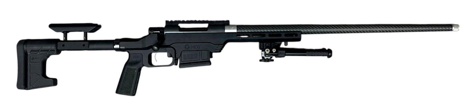 Excellent HOWA 1500 6.5 CM 24” Carbon Fiber Barrel & MDT LSS Chassis Bolt Rifle w/ Bipod - 4
