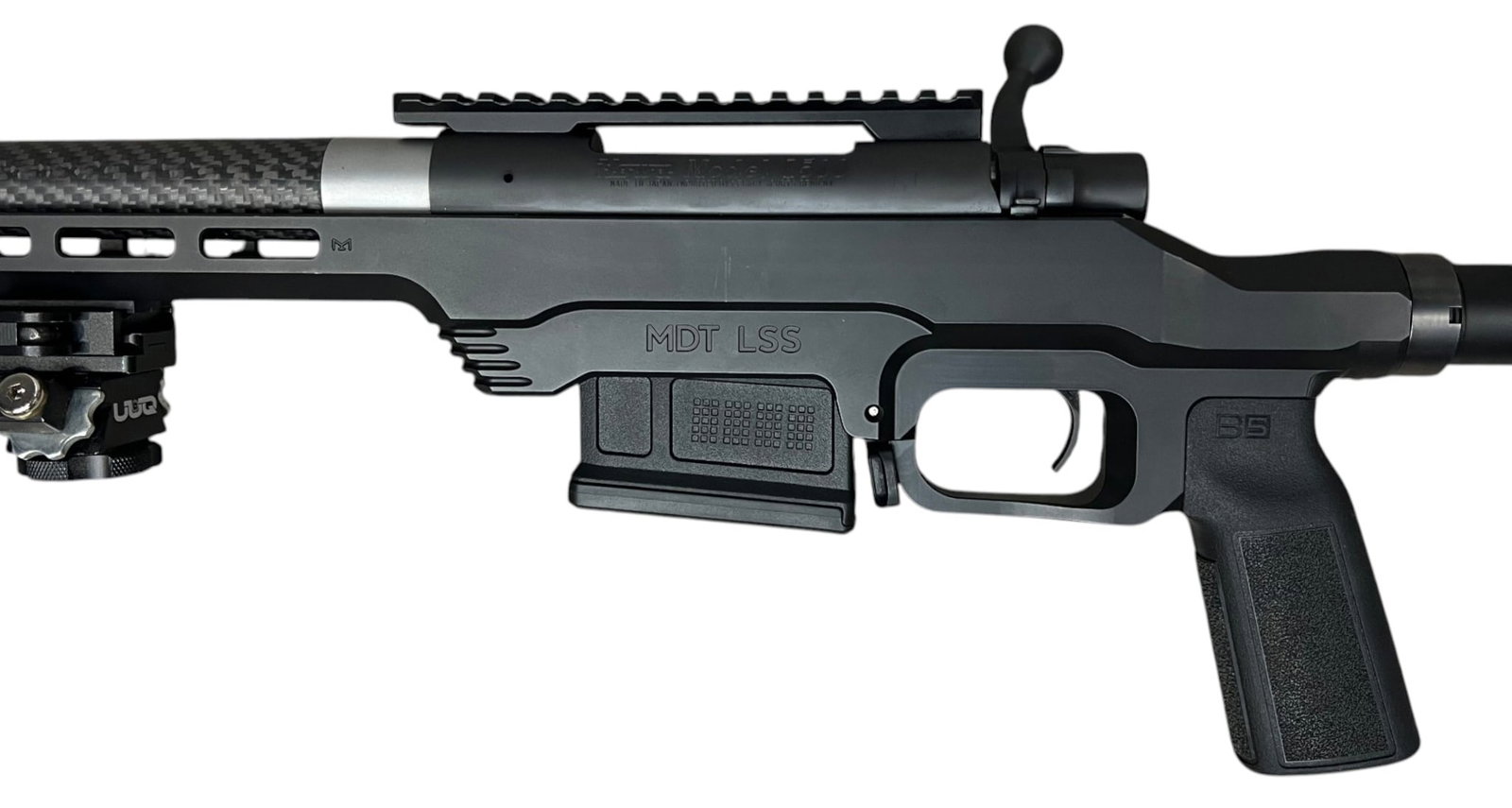 Excellent HOWA 1500 6.5 CM 24” Carbon Fiber Barrel & MDT LSS Chassis Bolt Rifle w/ Bipod - 6