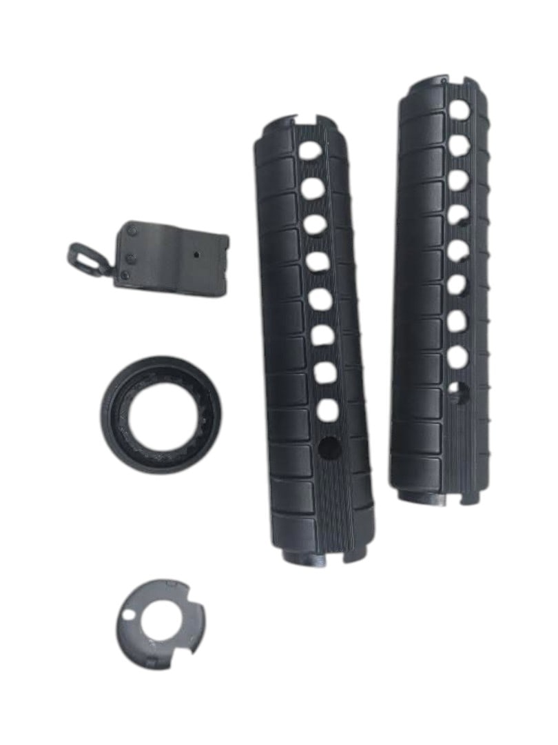 AR Handguard with Nut & Picatinny Gas Block: See Photo