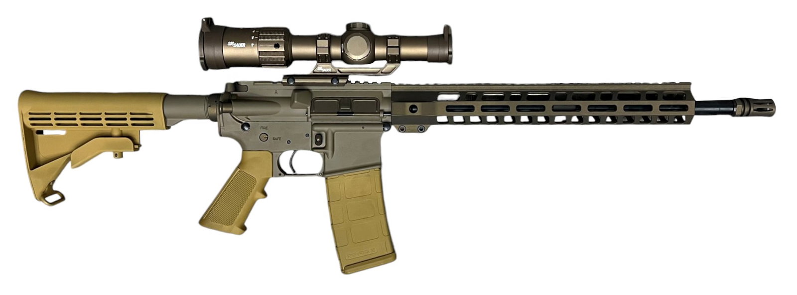 Excellent PSA PA-15 (Hk MR223 Clone) 5.56mm AR-15 Semi-Automatic 16” Rifle w/ SIG TANGO Scope - 2