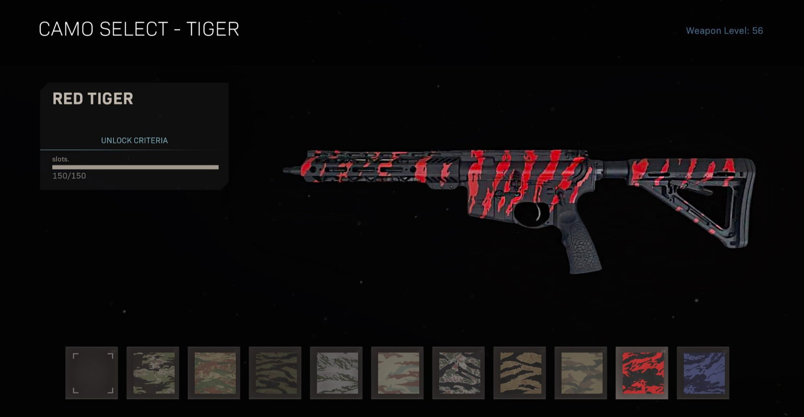 Excellent PSA PA-15 Exclusive Call of Duty “Red Tiger Camo Skin” 5.56mm Semi-Auto 10.5&#: S#: | 10.5” 5.56mm 1/7” Twist, Threaded Barrel with 9” Lightweight M-Lok Handguard | Magpul Adjustable stock and ergonomic rubber pistol grip | Professionally cerakoted with an