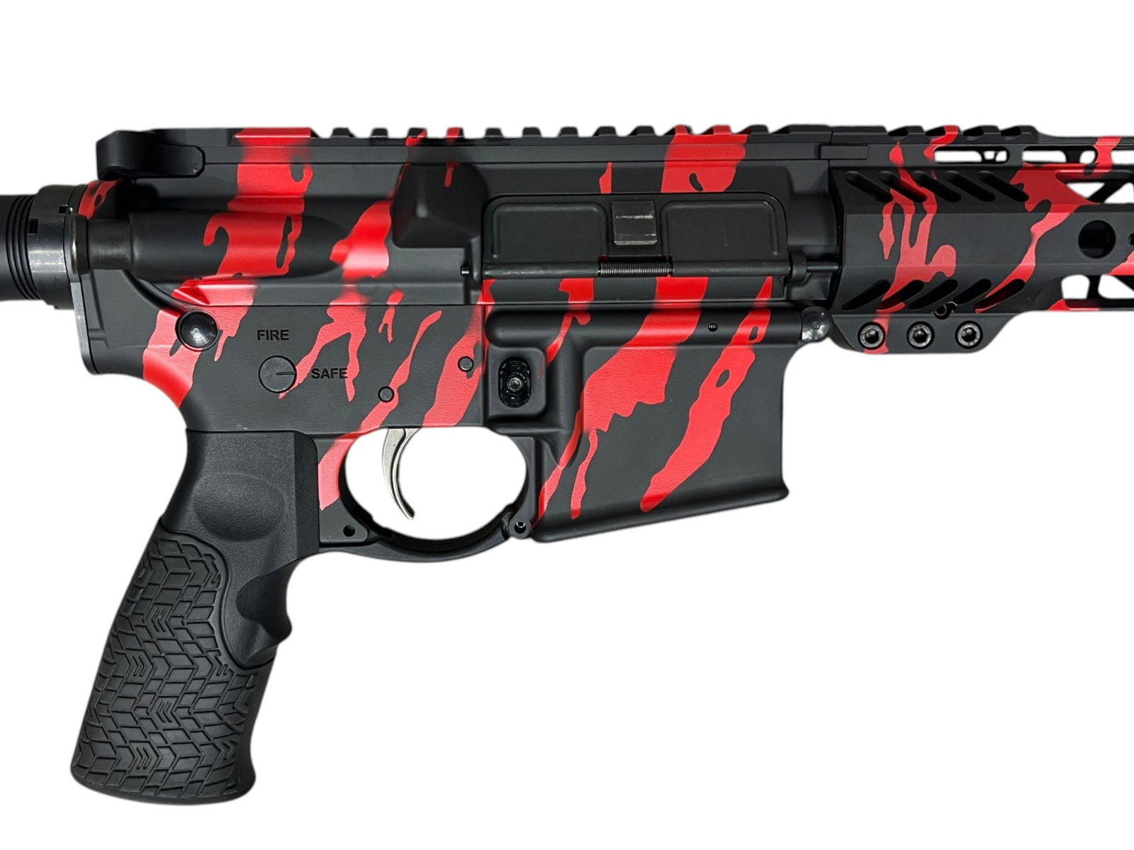 Excellent PSA PA-15 Exclusive Call of Duty “Red Tiger Camo Skin” 5.56mm Semi-Auto 10.5&# - 5