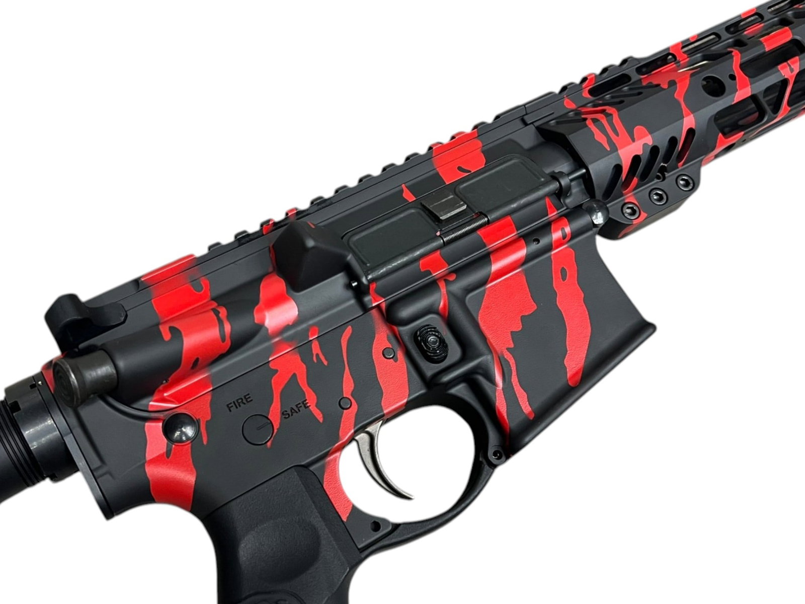 Excellent PSA PA-15 Exclusive Call of Duty “Red Tiger Camo Skin” 5.56mm Semi-Auto 10.5&# - 6