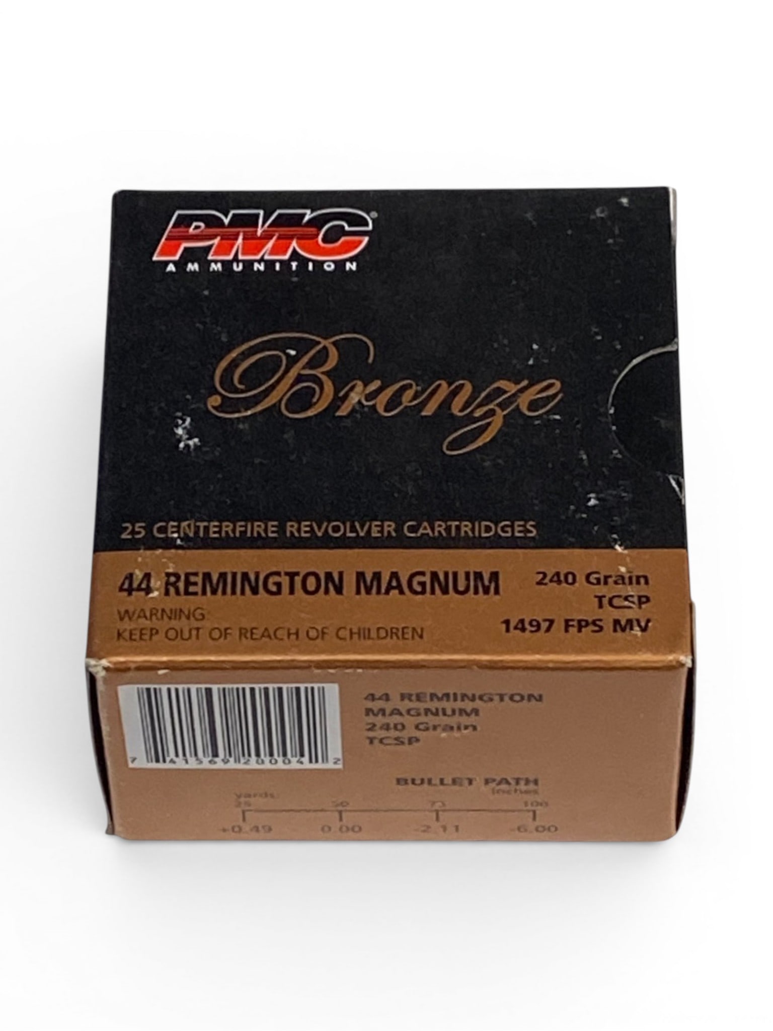 NIB 25rds. of .44 REM. MAG. 240gr. TCSP PMC Bronze Ammunition : See Photo(s)