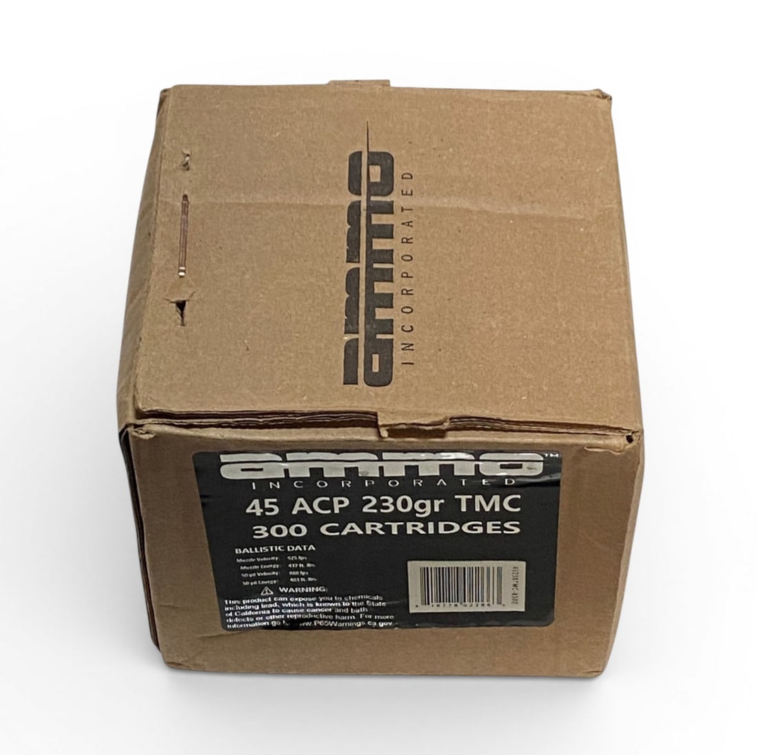 NIB Approx. 285rds. of .45 ACP 230gr. TMC ammo Inc. Brass Ammunition (1 of 1)