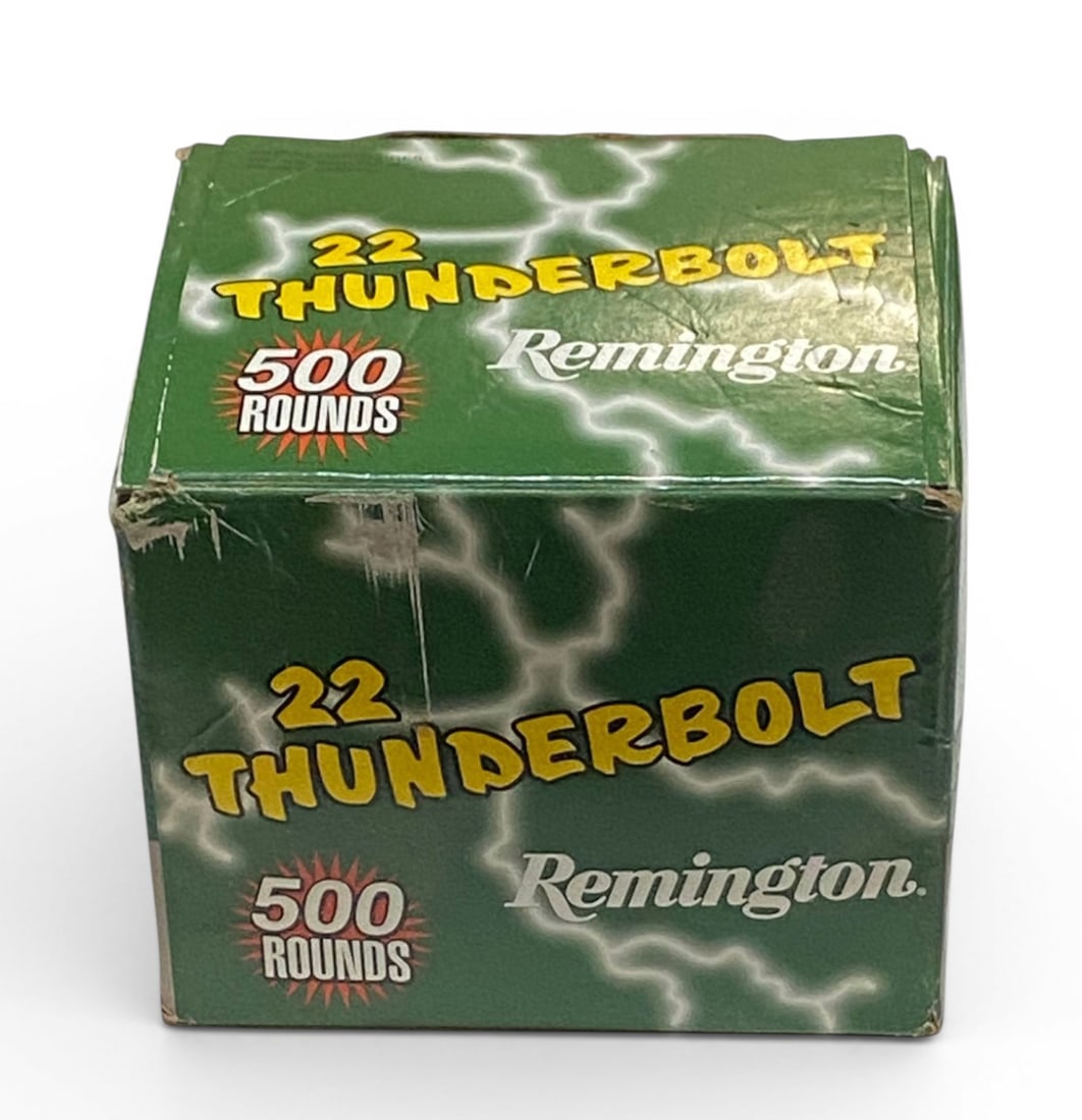 NIB 500rds. of .22 LR Remington “22 Thunderbolt” Ammunition: See Photo(s)