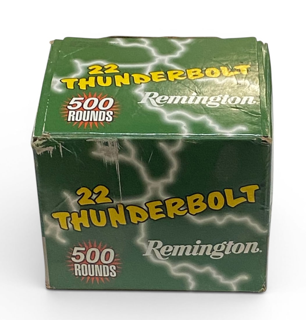 NIB 500rds. of .22 LR Remington “22 Thunderbolt” Ammunition: See Photo(s)