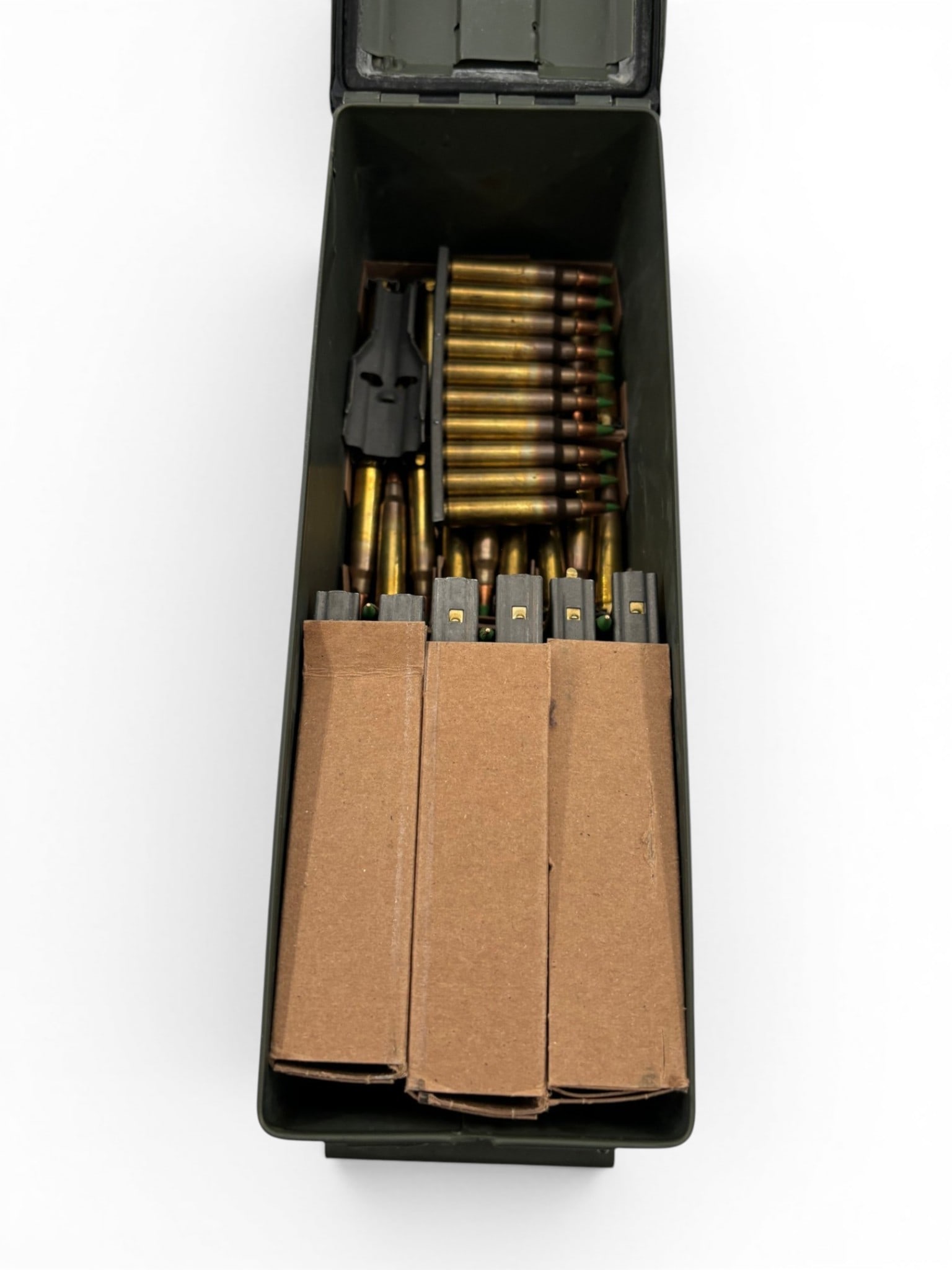 16.3 Lbs. of Federal 5.56 62gr. Specialty Ammunition on Stripper Clips in Ammo Can: See photos
