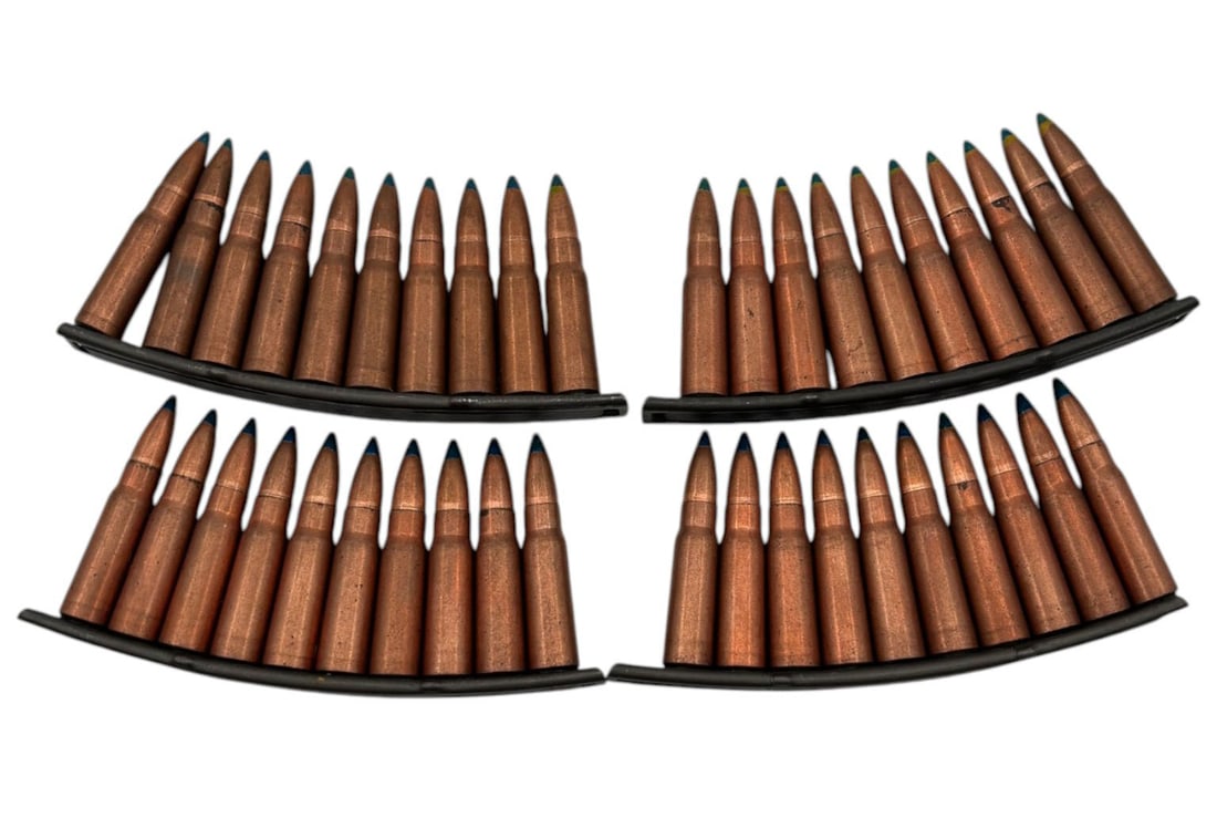 40rds. Of Specialty 7.62x39 Ammunition on Stripper Clips: See photos