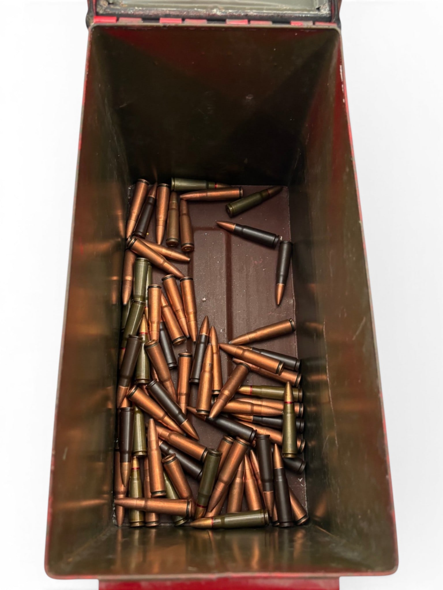 15.0 Lbs. of Various 7.62x39 Ammunition on Stripper Clips in Ammo Can - 5