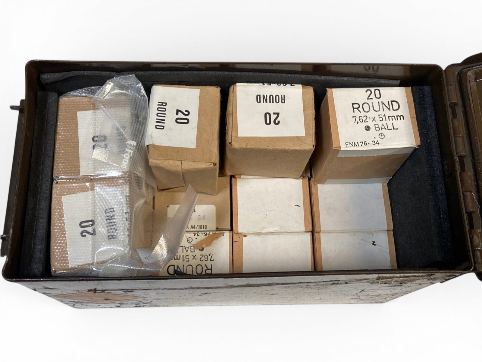 340rds. Of 7.62x51 NATO FMJ Ammunition in Boxes in .50 CAL. Ammo Can - 2