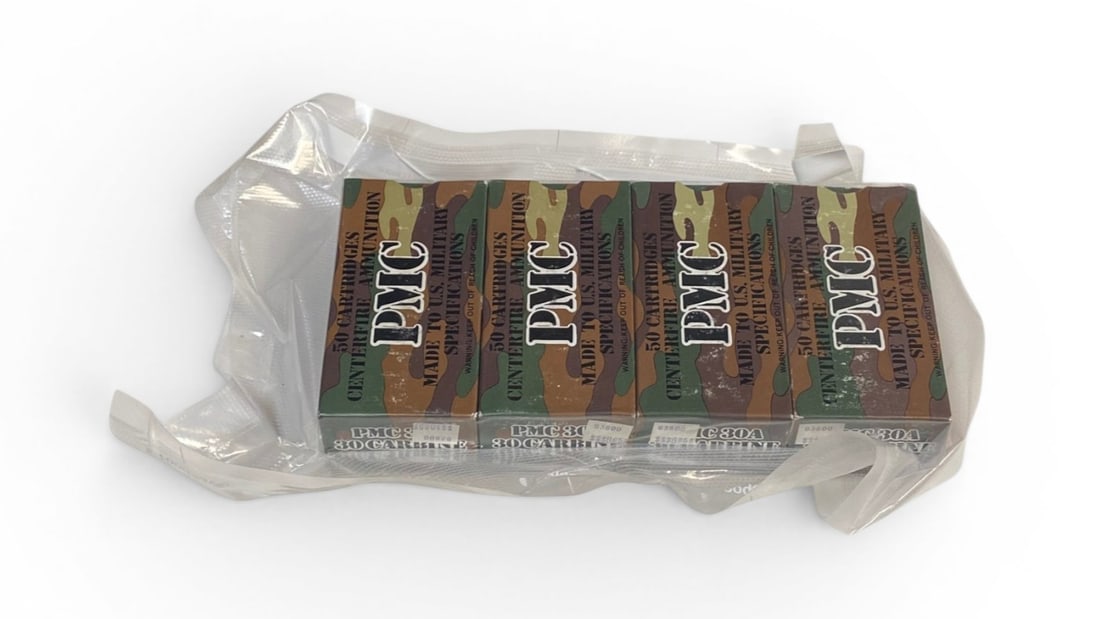 200rds. Sealed Pack of .30 CARBINE 110gr. FMJ PMC Ammunition (1 of 2)