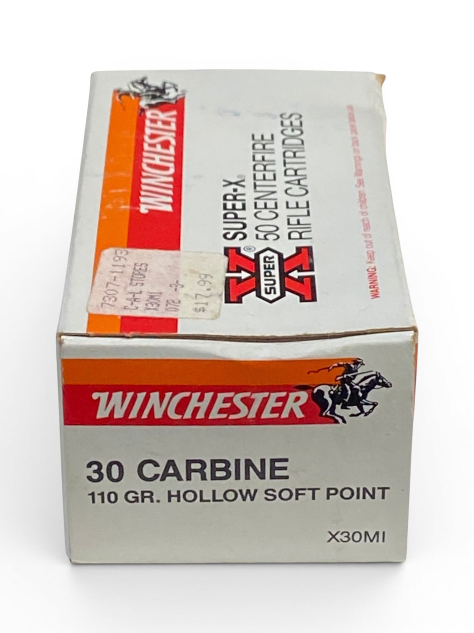 50rds. Of Winchester Super-X 110gr. .30 CARBINE HP Ammunition: See photos