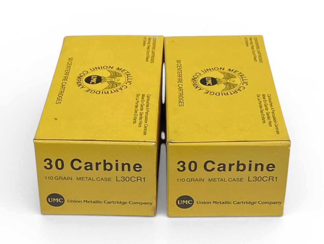 100rds. Of .30 CARBINE 110gr. UMC Ammunition: See photos