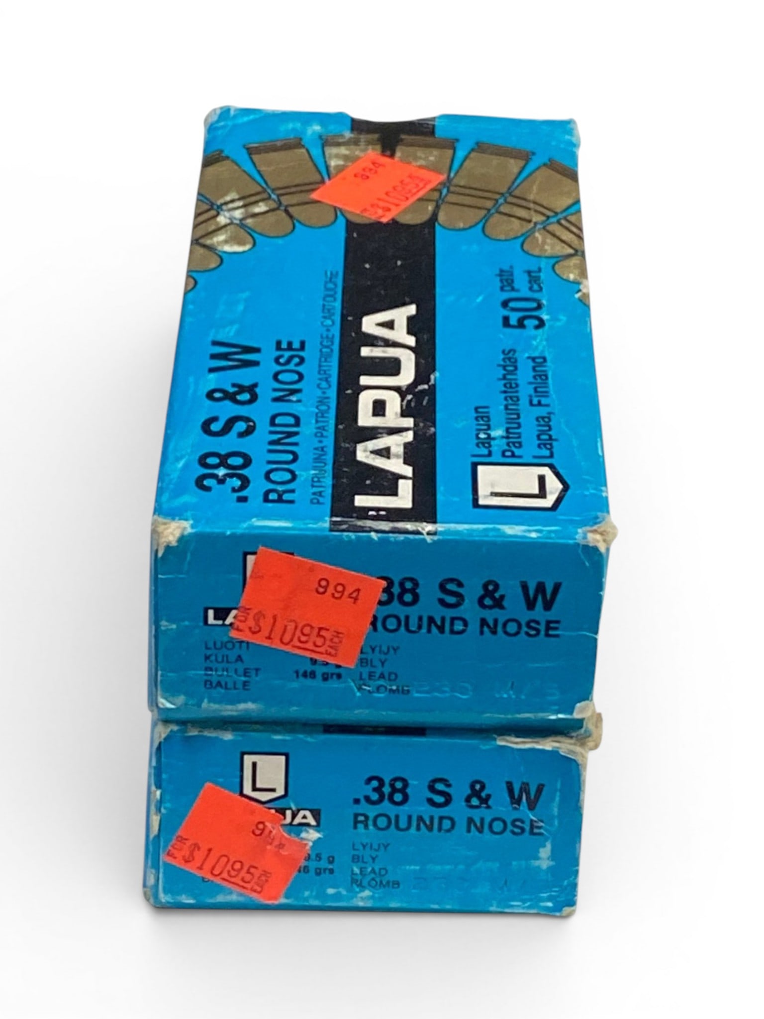 100rds. Of .38 S&W Brown Nose 146gr. Lapua Ammunition: See photos
