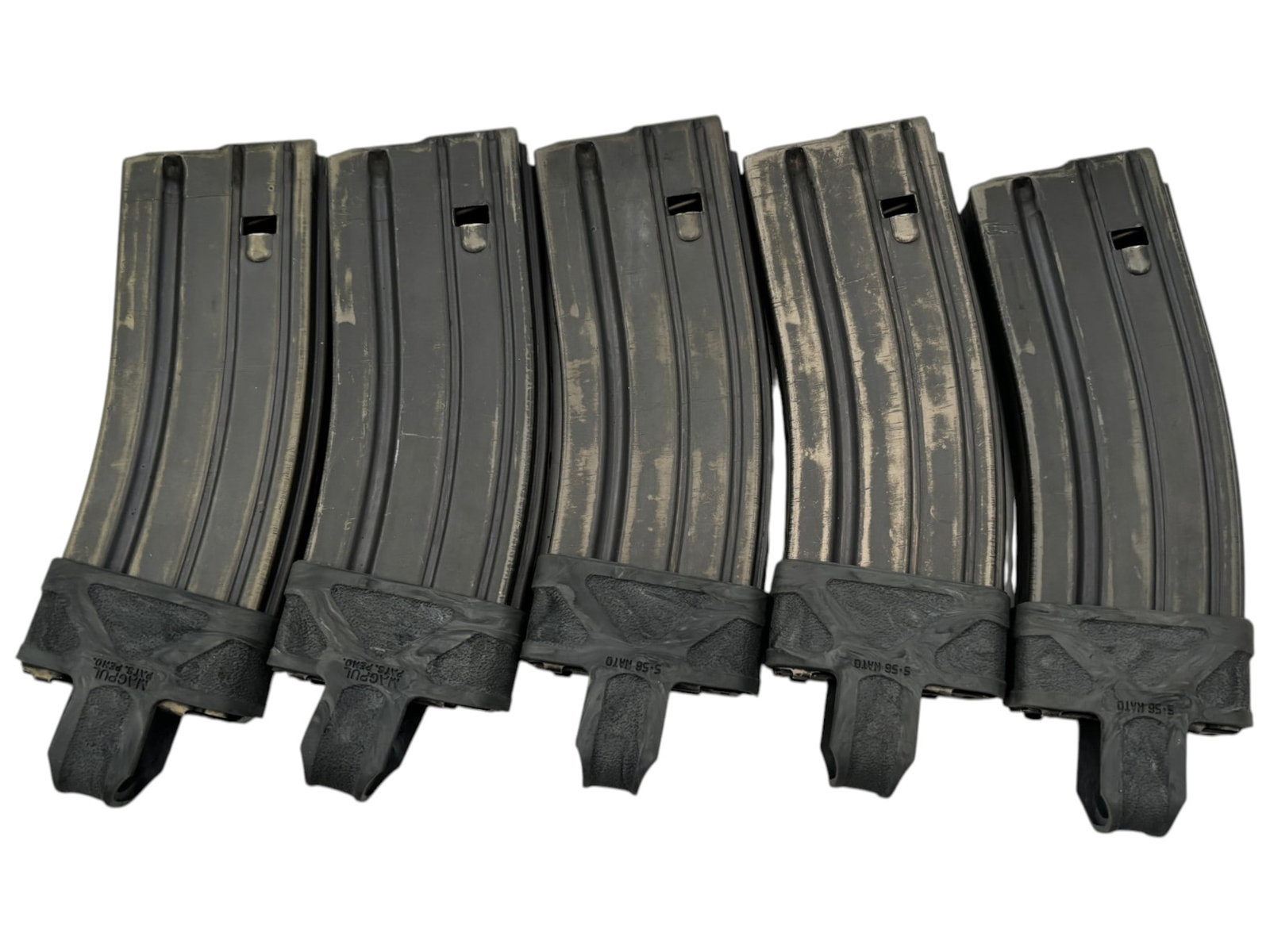 (5) Adventure Line Mfg. 5.56 AR15 Magazines with Magpuller: See photos