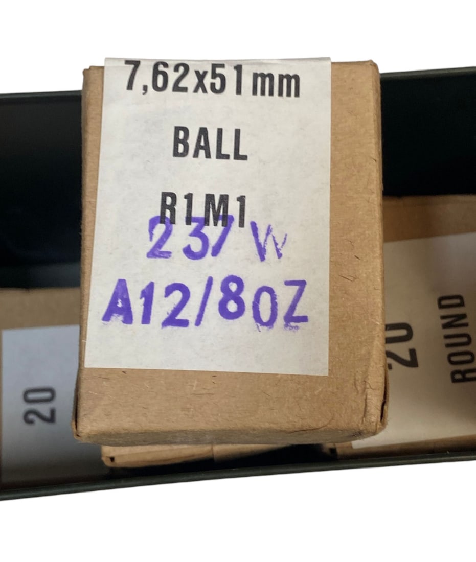 200rds. of 7.62x51mm Ball Ammunition in Ammo Can - 4