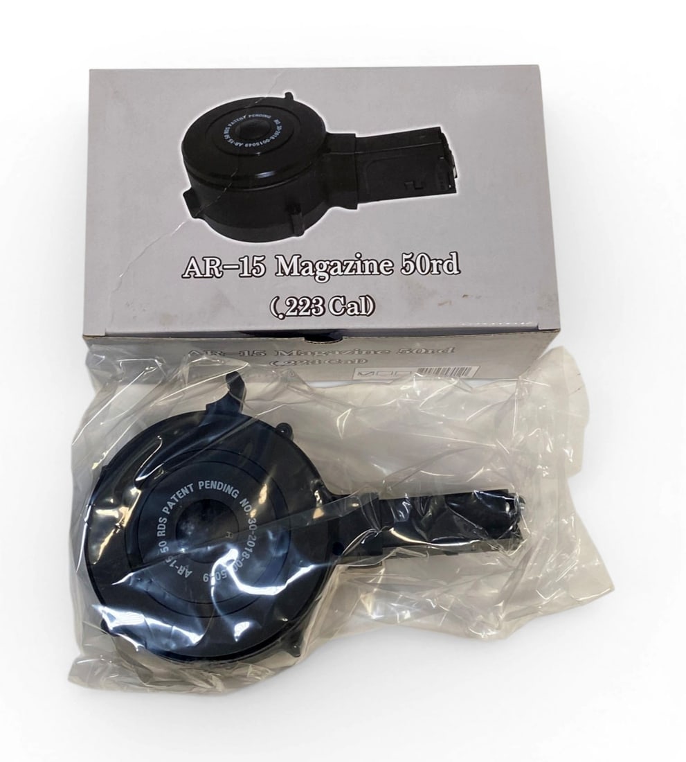 NIB 50rd. Korean Black Polymer AR-15 .223 REM/5.56mm Magazine: See photos