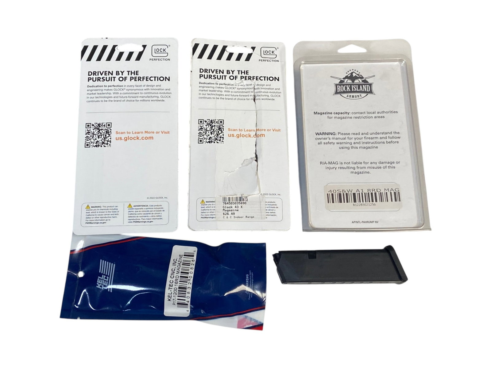 Lot of (5) Pistol Magazines - 2