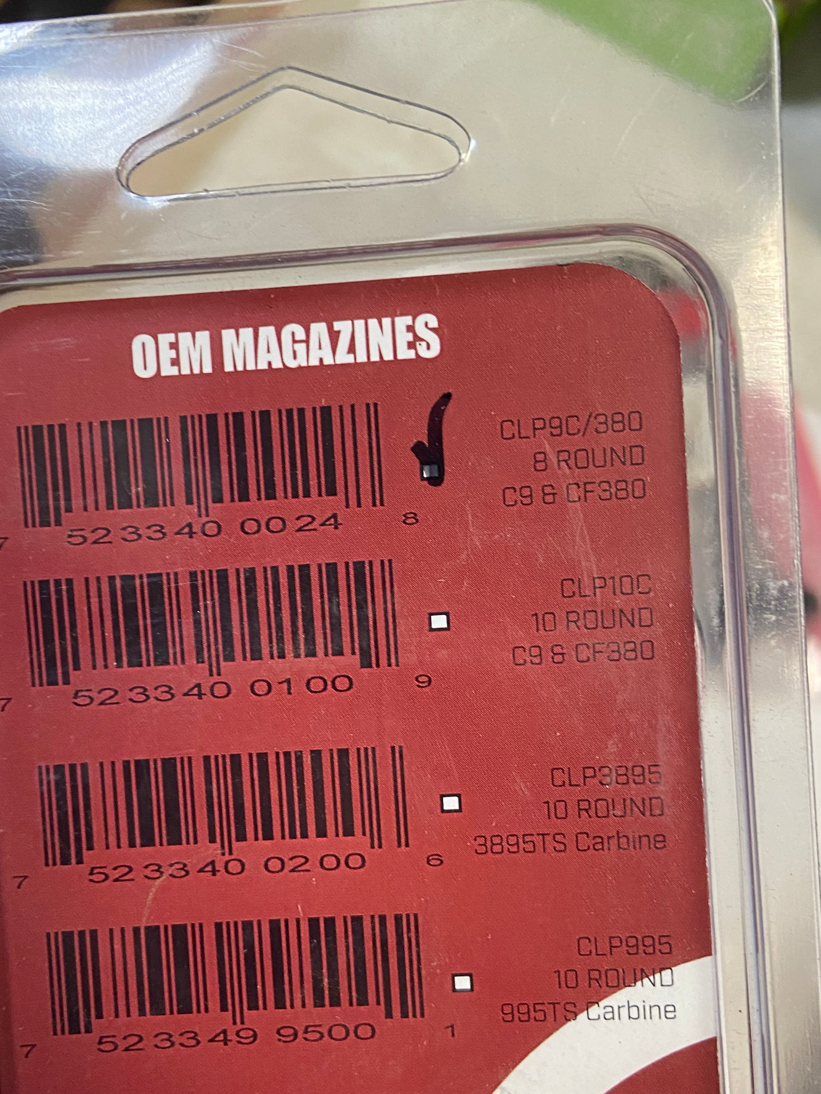 Lot of (5) Hi-Point Pistol Magazines - 5
