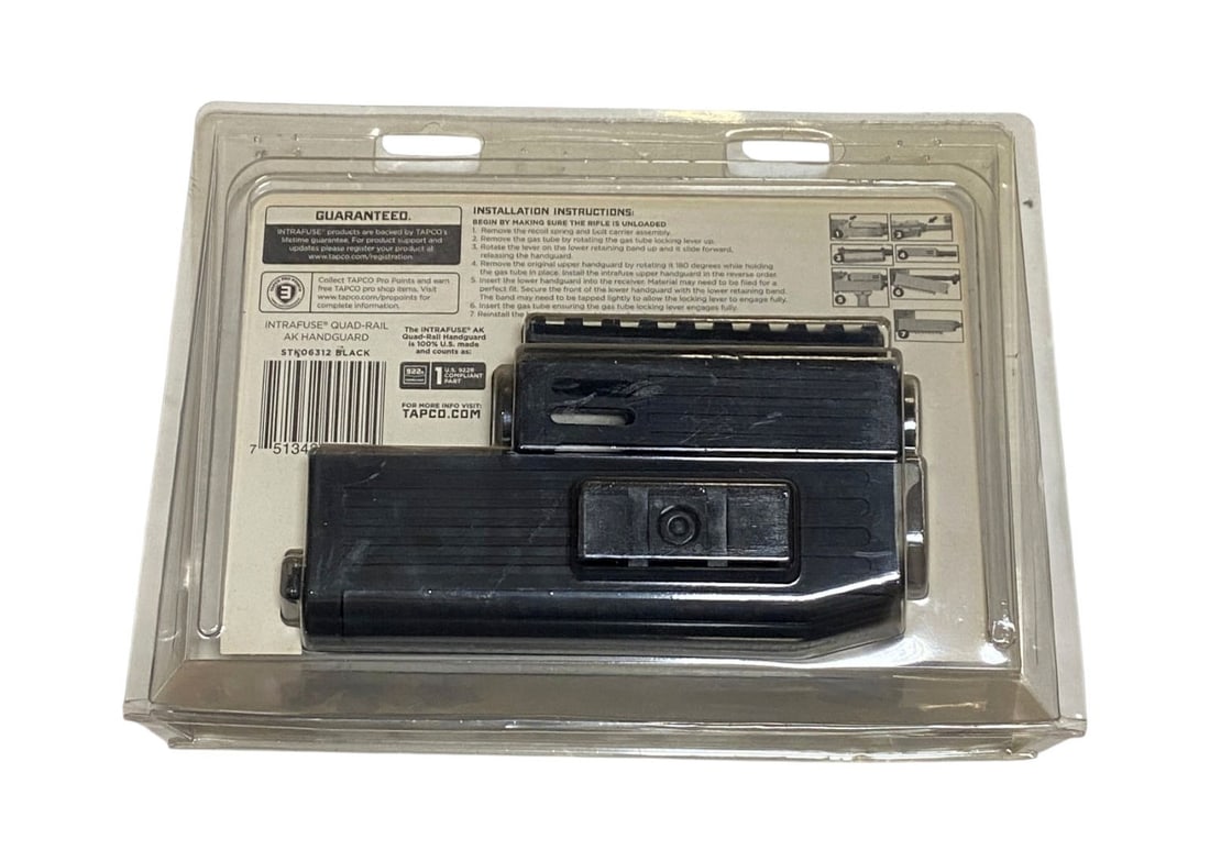 Tasco Intrafuse Tactical Weapons Gear AK Stock System AK Quad Rail Hand Guard with Package - 2