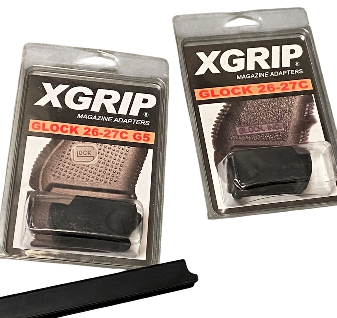 Large Lot of Glock Pistol Accessories - Mag Extensions, Mag Sleeves, Firesight Set and More - 2