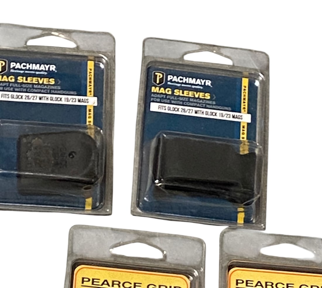 Large Lot of Glock Pistol Accessories - Mag Extensions, Mag Sleeves, Firesight Set and More - 3