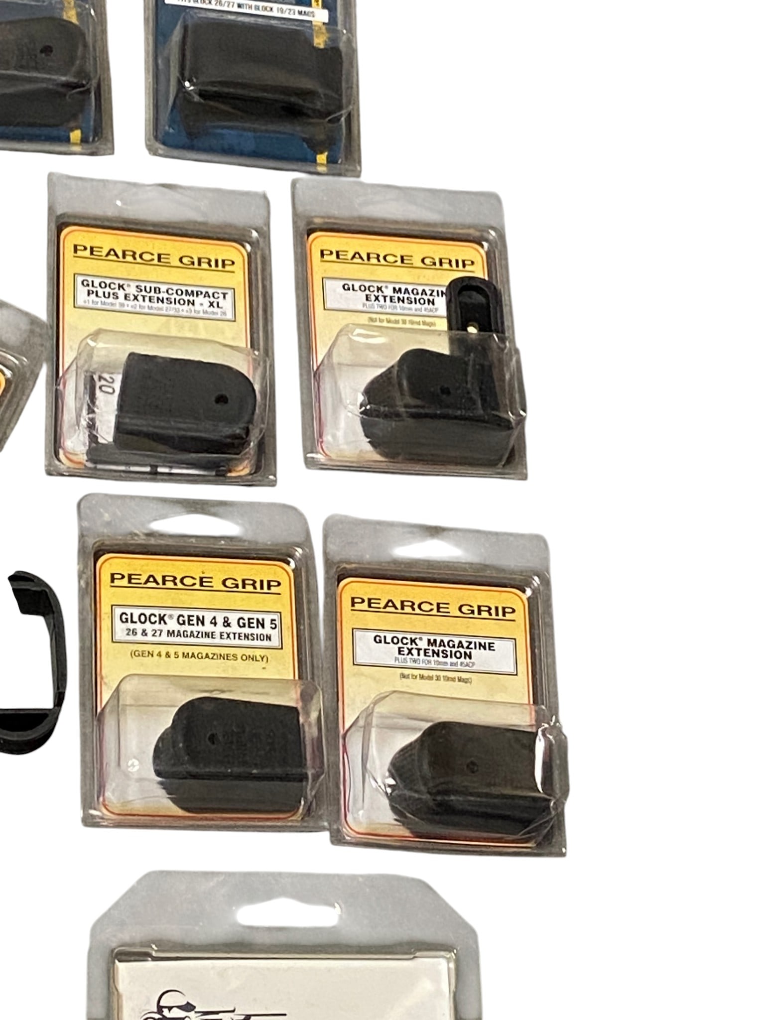 Large Lot of Glock Pistol Accessories - Mag Extensions, Mag Sleeves, Firesight Set and More - 5