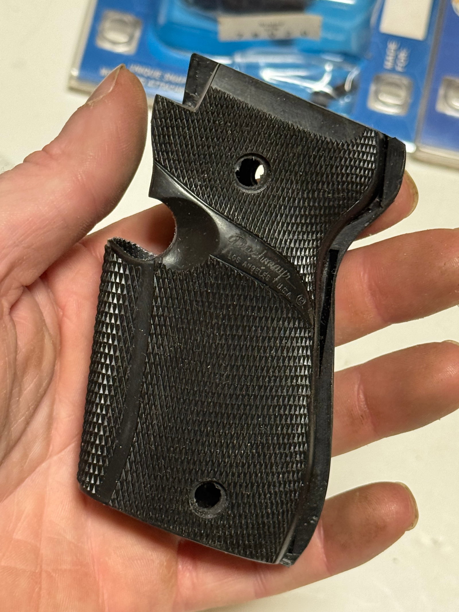 (3) NIB Hogue Automatic Pistol Stocks and (1) NIB Pachmayr Signature Model Handgun Grips - 6