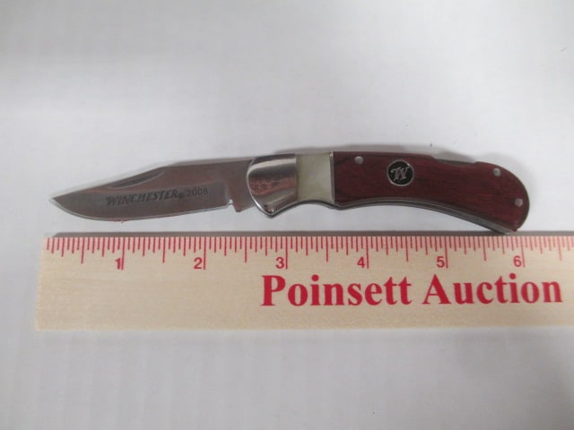 2008 Winchester Limited Edition 3 Knife Collector Set in Wood Presentation Box - 5