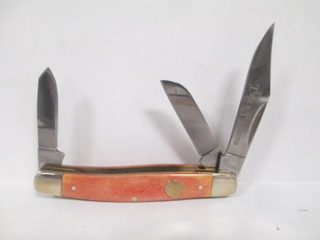 Boker Tree Brand Manufaktur Germany Carbon Stainless 3 Folding Blade Knife in Original Box - 2