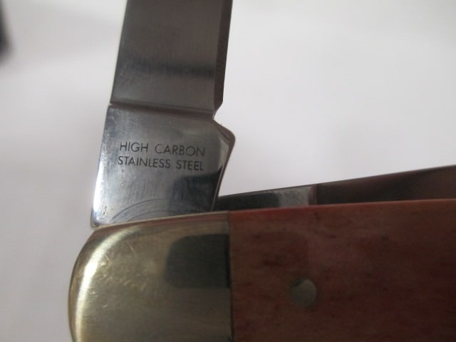 Boker Tree Brand Manufaktur Germany Carbon Stainless 3 Folding Blade Knife in Original Box - 9