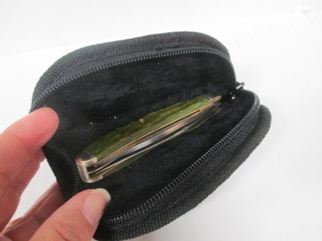 Marbles Quality Knives 2 Folding Blade Knife with Padded Zipper Case - 7