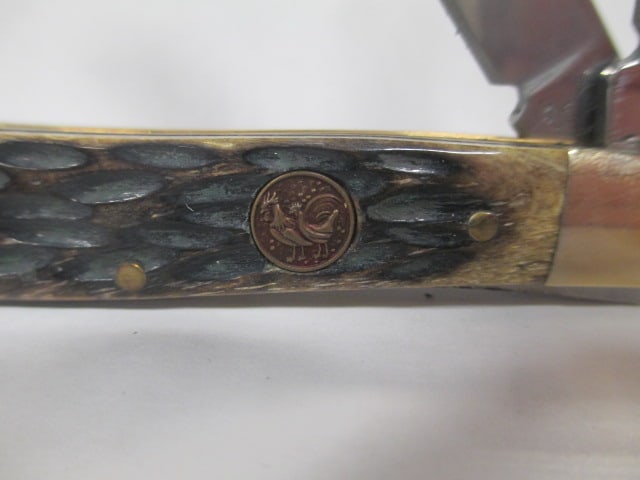 Hen & Rooster 2 Folding Blade Knife in Original Box - 3