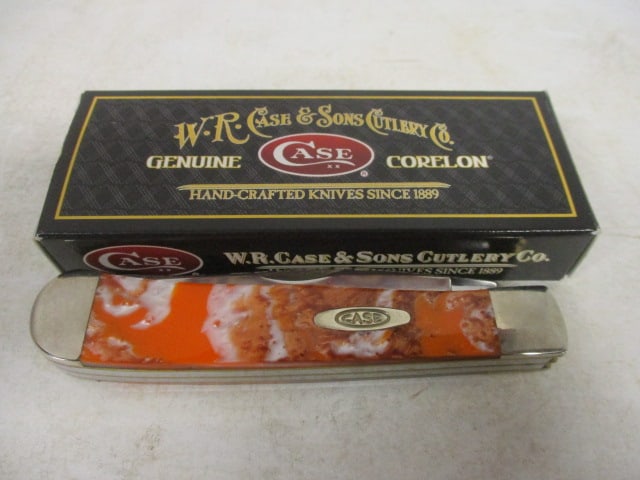 2022 Case Imitation Mother of Pearl Trapper in Original Box: .