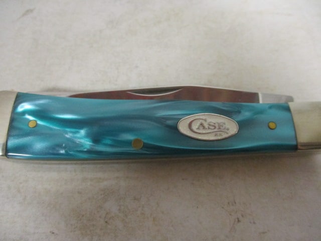 2021 Case Spar XX Aqua Kirinite Smooth Trapper in Original Box - 2
